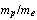 $m_{p}/m_{e}$