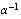 $\alpha ^{-1}$